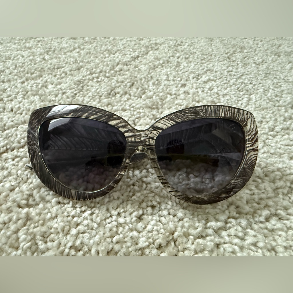 Linda Farrow X Charlotte Olympia Feather Cat Eye